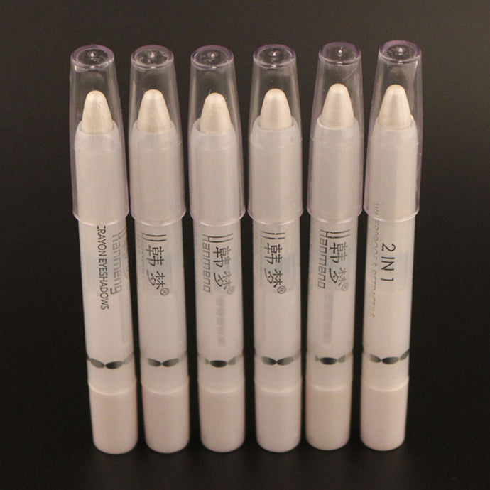 LEARNEVER White Eyeliner Pencil Cosmetic white pen brighten makeup glitter sexy Eye liner bright colored eyeliner eye pencil