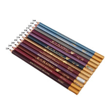 2017 Dual Use 12pcs/Set Fashionable Eye Liner Makeup Tools Accessories Long Lasting Lip Eyeliner Pencil Perfect Gifts For Women