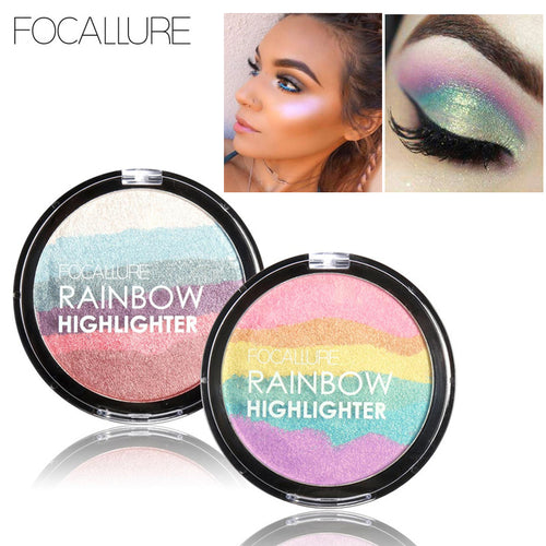 New Hot Eye Face Brightener Foundation Powder Base Contouring Makeup Bronzers Highlighters Rainbow Glow Contour Make Up Palette