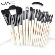 JAF Brand 15pcs/set High Quality Professional Makeup Brushes Set Facial Make Up Blush Powder Foundation Cosmetic Brush Tool