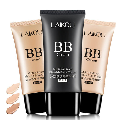 LAIKOU Brand Makeup Face Foundation Beauty 50G BB Cream Concealer Isolation Sunscreen Whitening Makeup Blemish Waterproof Cream