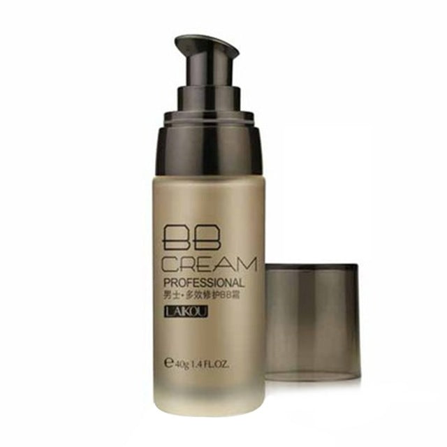 LAIKOU Brand Face Foundation Men BB Cream Long Lasting Concealer Isolation Sunscreen Whitening Blemish Waterproof Cream