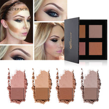 2017 New Highlighters Brand Make Up for Women Waterproof Shimmer Matte Face Contour Powder Bronzer Highlight Foundation Makeup