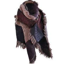 2018 Autumn Winter Warm Women Thicken Blanket Scarf 200cm Cashmere Pashmina Wool Scarves Warm Wraps Cape Tassel Poncho