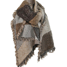 2018 Autumn Winter Warm Women Thicken Blanket Scarf 200cm Cashmere Pashmina Wool Scarves Warm Wraps Cape Tassel Poncho