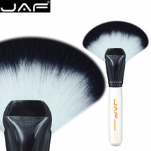 JAF Pro Synthetic Hair Large Fan Shape Makeup Brush Powder Highlighter Contour Soft Foundation Make up Brush Cosmetic Tool