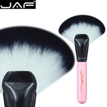JAF Pro Synthetic Hair Large Fan Shape Makeup Brush Powder Highlighter Contour Soft Foundation Make up Brush Cosmetic Tool