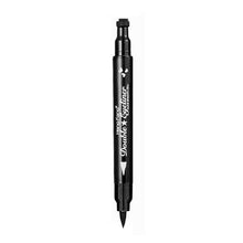 Fashion Double-end Liquid Eyeliner Makeup Pen With Tattoo Stamp Waterproof Long-lasting Smooth Eyes Liner Pen Cosmetics