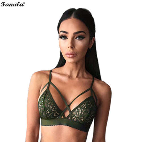 New Fashion Women Floral Sheer Lace Strappy Unpadded Bra Lingerie Soutien-gorge harnais noir Arnes sujetador N3020