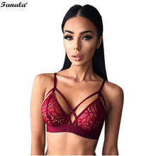 New Fashion Women Floral Sheer Lace Strappy Unpadded Bra Lingerie Soutien-gorge harnais noir Arnes sujetador N3020