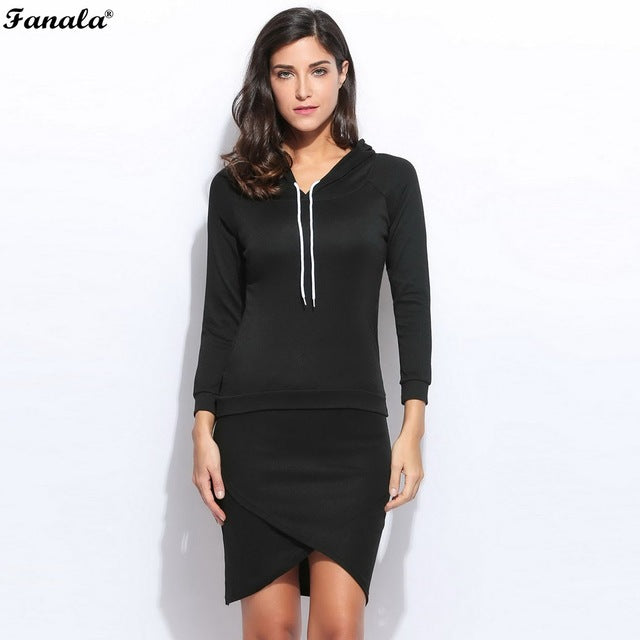 New Autumn-summer Baseball Skirt Women Casual Pullover Suits Sweatshirt Hoodies Sudaderas con capucha N3020