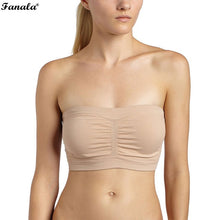 Womens sexy lingerie Bra With Pad Casual Sexy Strapless  Chest Wrap Stretch Bra With Pad N3020