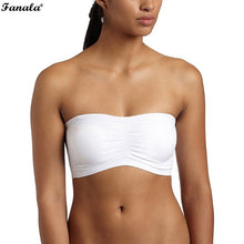 Womens sexy lingerie Bra With Pad Casual Sexy Strapless  Chest Wrap Stretch Bra With Pad N3020