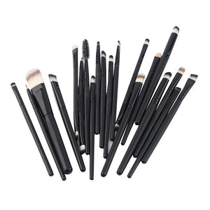 20 pcs/set Makeup Brushes set Eye Shadow Foundation Eyeliner Eyebrow Lip Brush Cosmetics Tools Kits beauty Make Up Brush 2017