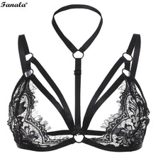 Eyelash Fringe Halter Lace Bralette Pestanas flecos cabestro encaje bralette N3020