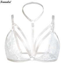 Eyelash Fringe Halter Lace Bralette Pestanas flecos cabestro encaje bralette N3020