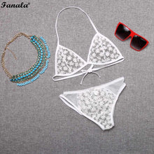 New Sexy Women Mesh Bra Sets Floral See-through Wire Free Daily Sleepwear Nightwear N3020