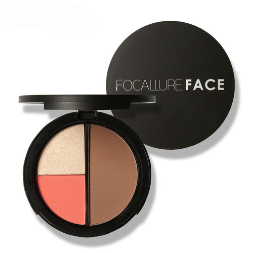 New Makeup Highlighter Bronzer Blush Powder Palette Base Foundation Makeup Face Highlighter Contour Palette