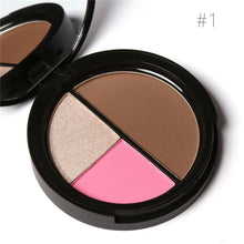 New Makeup Highlighter Bronzer Blush Powder Palette Base Foundation Makeup Face Highlighter Contour Palette