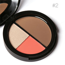 New Makeup Highlighter Bronzer Blush Powder Palette Base Foundation Makeup Face Highlighter Contour Palette