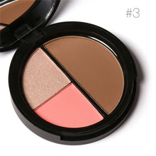 New Makeup Highlighter Bronzer Blush Powder Palette Base Foundation Makeup Face Highlighter Contour Palette