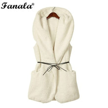 2018 Women Spring Wool Blend Vest Waistcoat Ladies Winter Long Vest Coat Sleeveless Jacket Coat Plus Size Veste Femme Gilet#30