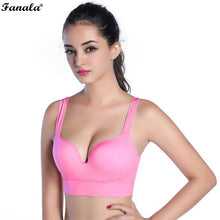 Women  Bra New Women Seamless Padded Bra Fitness Tank Tops Racerback N3020