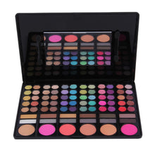 Professional 78 Color Eye Shadow Palette Cheek Blusher Lip Gloss Makeup Palette Eyeshadow Pallete Hot Sale Makeup Sets Tool new