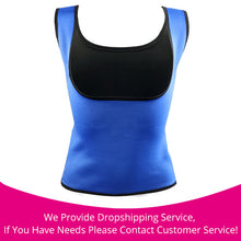 DropShipping S-6XL 2017 Women Hot Neoprene Body Shapers Slimming Waist Slim Vest Plus Size Black Rose Blue Purple shape tops