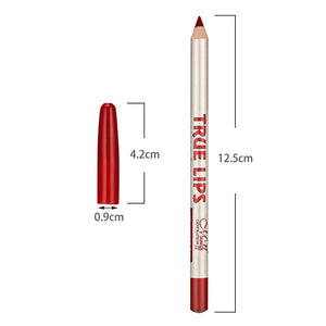 12 Colors Lip Liner Professional Natural Women Waterproof Long-lasting Lip Liner Pencil Cosmetic Lips Makeup Tools Lipliner Pen