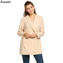 FANALA Autumn Winter Woolen Coat Women Loose Warm Wool Coat Long Women's Cashmere Coat European Fashion Jacket Outwear 2018 New