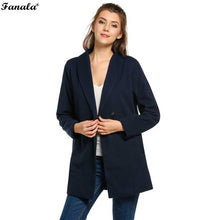 FANALA Autumn Winter Woolen Coat Women Loose Warm Wool Coat Long Women's Cashmere Coat European Fashion Jacket Outwear 2018 New