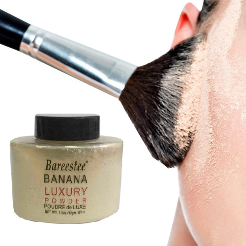 Women Loose Banana Powder Bottle Authentic Luxury Face Foundation Beauty Makeup
