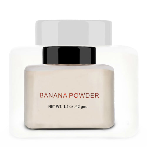 1pcs Banana Powder Matte Maquiagem Loose Face Powder Makeup Breathable Foundation Powder Long Lasting Oil Control